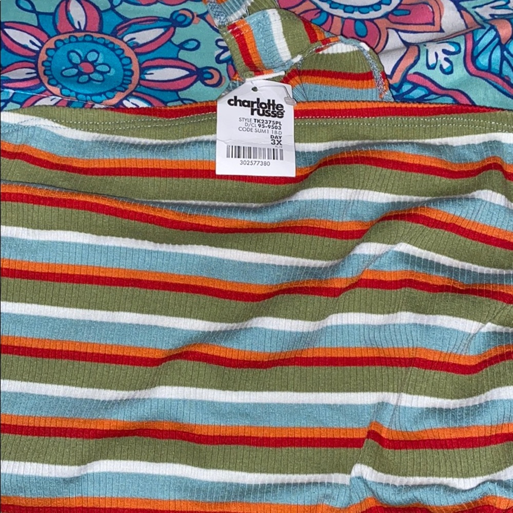 Striped Bodysuit